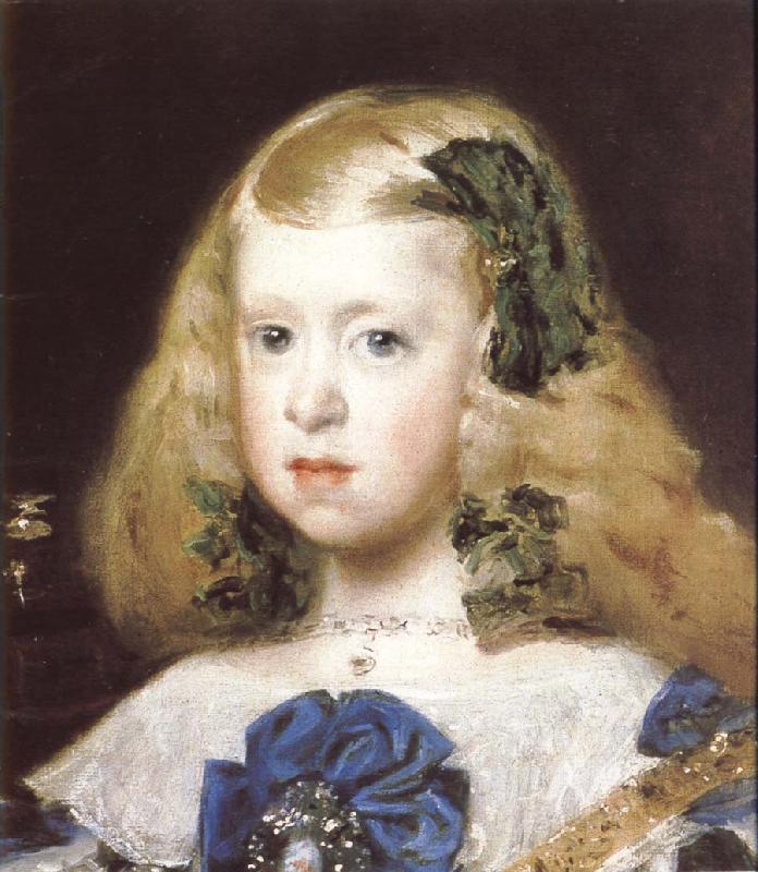 VELAZQUEZ, Diego Rodriguez de Silva y Detail of Princess oil painting image
